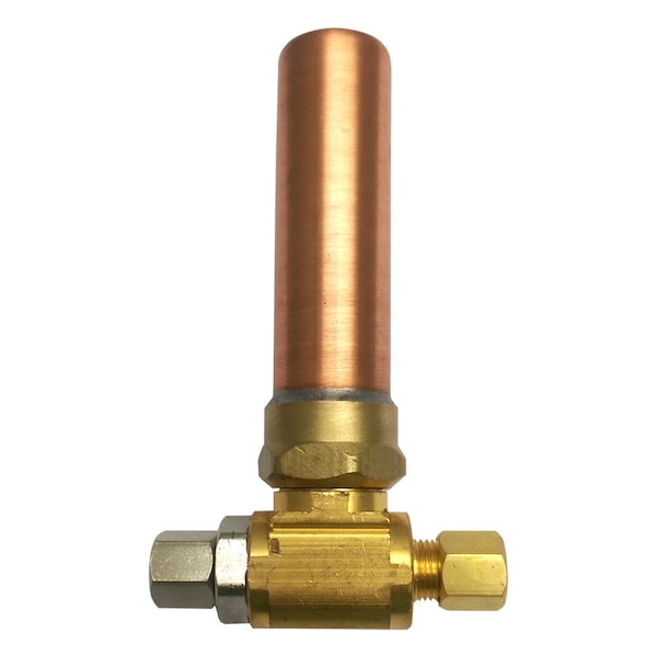 1/4in.  M x F Compression TEE AA Water Hammer Arrester, Lead Free